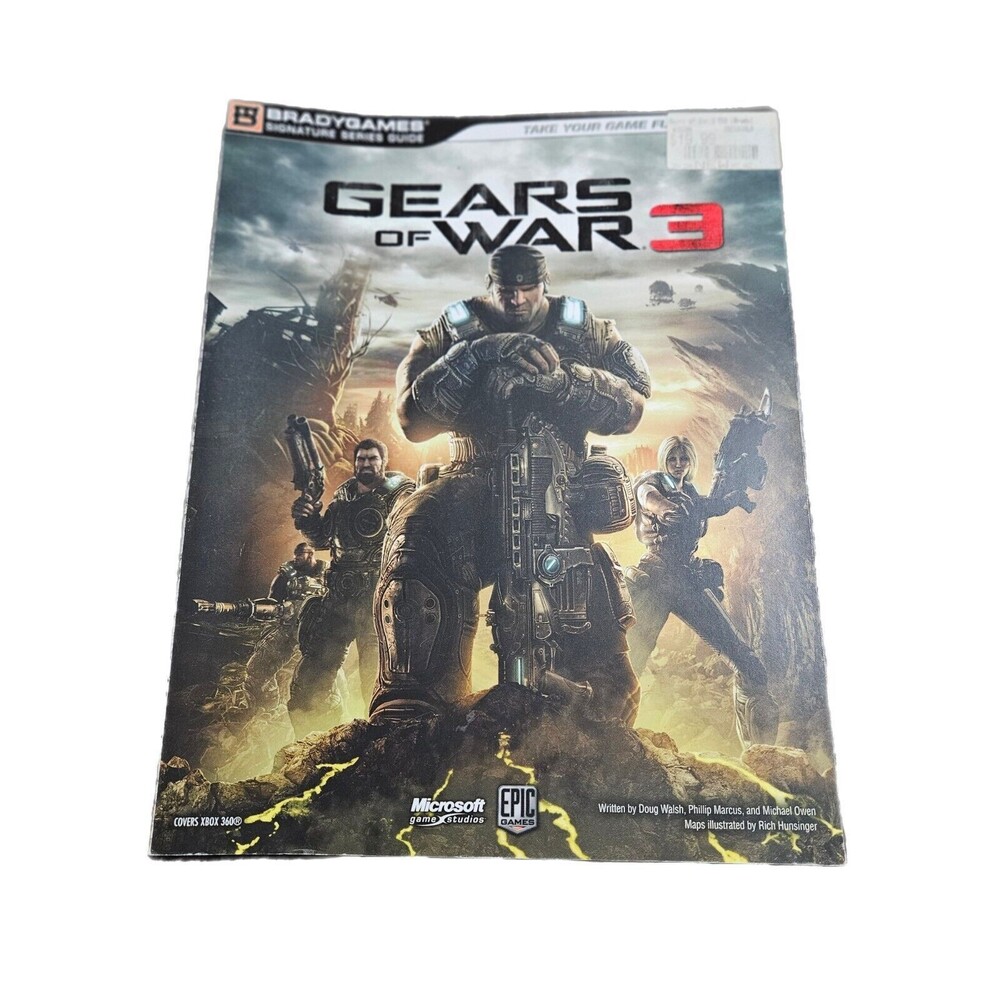 Brady Games Signature Series Gears of War 3 Strategy Guide Covers Xbox 360 2011
